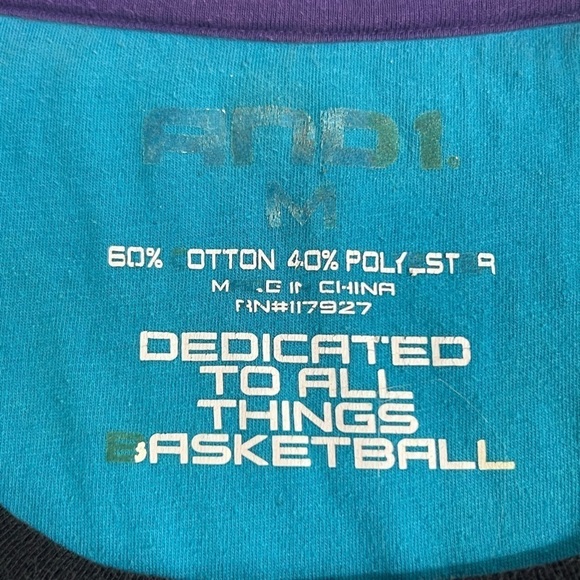 AND1 Mens Graphic Short Sleeve Ted Shirt - Picture 11 of 11